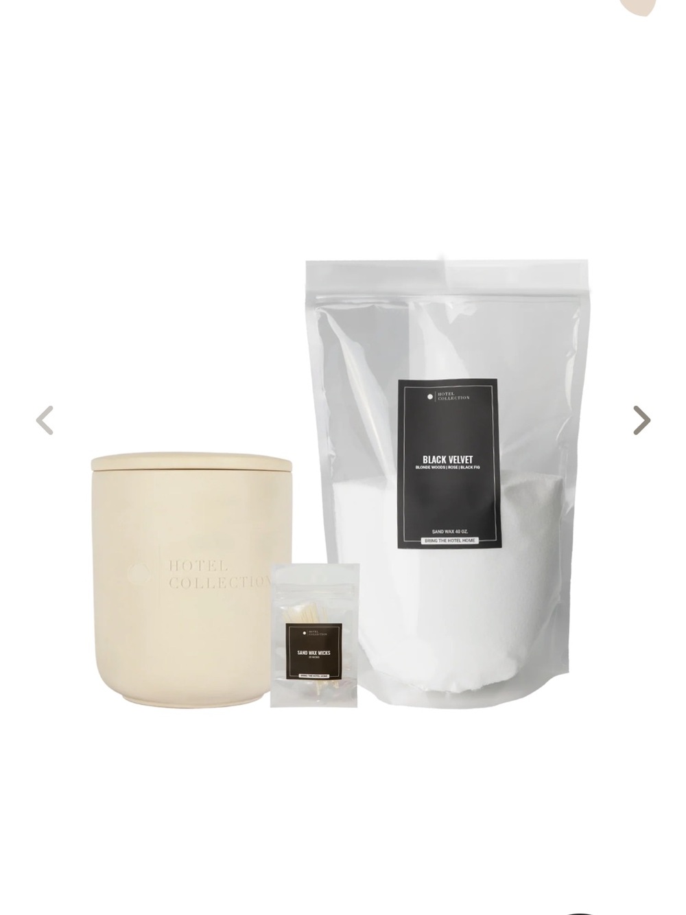 Arora360 Hotel Collection Sand Wax Set - Black Velvet